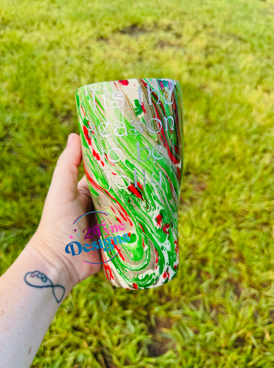 20oz Hydrodip ‘Tis the Season Tumbler