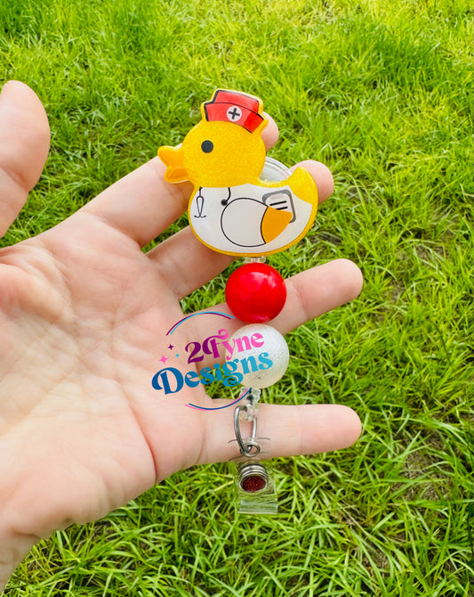 Nurse Duck Badge Reel