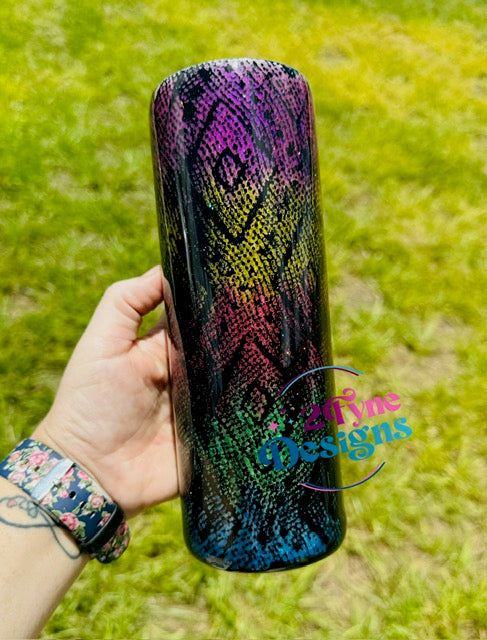 20oz Rainbow Bounty Hunter Tumbler