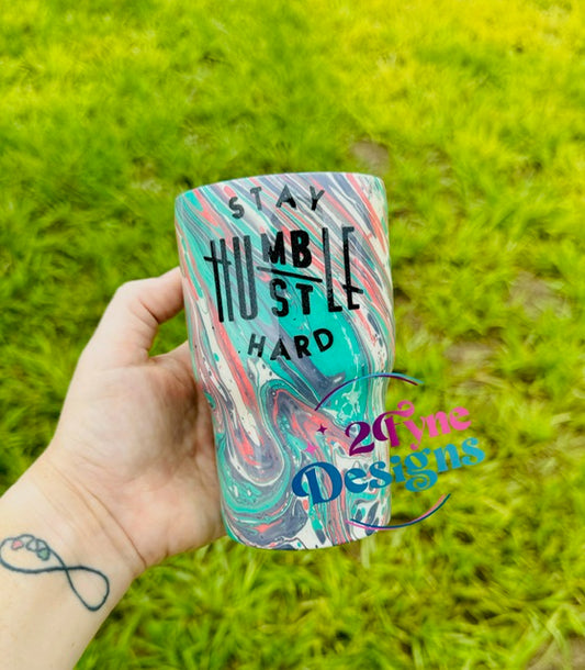 14oz Stay Humble Hustle Hard Tumbler